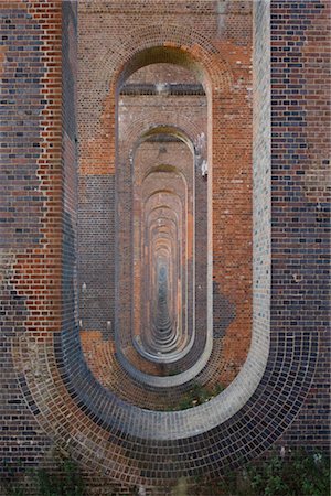 railroad bridge - Balcombe Viaduct, Sussex, England. Architects: John Rastrick and David Mocatta Stock Photo - Rights-Managed, Code: 845-05837760