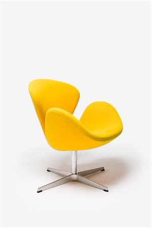 simsearch:845-06008176,k - Swan Chair, Danish, 1958. Designer: Arne Jacobsen Fotografie stock - Rights-Managed, Codice: 845-05837812