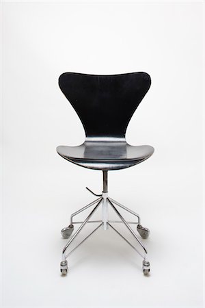 Series 3217 Chair, 1955 for Fritz Hansen. Designer: Arne Jacobsen Stock Photo - Rights-Managed, Code: 845-05837835
