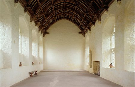 simsearch:845-05839387,k - Cleeve Abbey. The refectory. Fotografie stock - Rights-Managed, Codice: 845-05839387