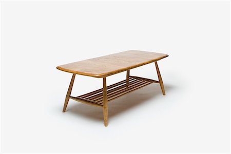 Coffee Table (Model 662), 1960s, manufactured by Ercol. Designer: Lucien Ercolani Stock Photo - Rights-Managed, Code: 845-06008178
