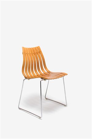 Bas dos Scandia palissandre chaise, norvégien. Dessinateur : Hans Brattrud Photographie de stock - Rights-Managed, Code: 845-06008195
