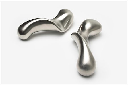 shiny metal - POAA Dumbbells, manufactured by XO. Designer: Philippe Starck Stock Photo - Rights-Managed, Code: 845-06008252