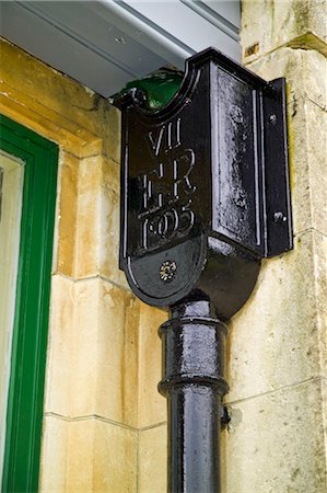 Victorian drainpipe on house exterior, UK Fotografie stock - Rights-Managed, Codice: 845-06008368