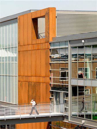 Herefordshire College of Technology, Hereford Learning Village, Hereford. Architects: Stubbs Rich Architects Fotografie stock - Rights-Managed, Codice: 845-06008519