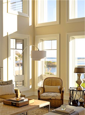 side table nobody - Family Room at Sandstone, Minnesota, USA. Stock Photo - Rights-Managed, Code: 845-07561474