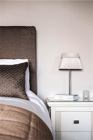 Interior view, Victorian terraced home renovation, Newcastle-upon-Tyne, UK. The bedroom. Fotografie stock - Rights-Managed, Codice: 845-08939761