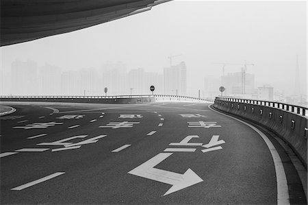 shanghai motorway - Exterior approach to the Shanghai South Railway Station in Shanghai, China. Stock Photo - Rights-Managed, Code: 845-08939850