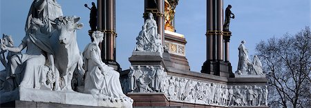 Albert Memorial, Hyde Park, London. Architect: Sir Gilbert Scott. Foto de stock - Con derechos protegidos, Código: 845-02725772