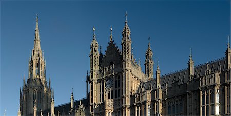 simsearch:845-06008408,k - Maisons du Parlement, Westminster, Londres. Architecte : Sir Charles Barry. Photographie de stock - Rights-Managed, Code: 845-02725815