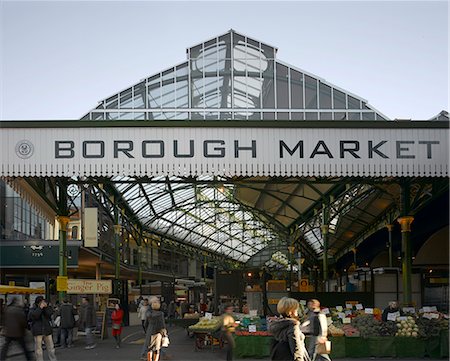 Borough Market, London. Foto de stock - Con derechos protegidos, Código: 845-02725810
