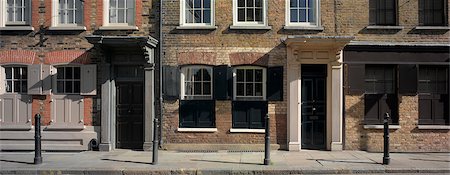 Georgian housing, Spitalfields, London. Stock Photo - Rights-Managed, Code: 845-02725828