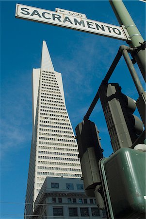 sacramento - TransAmerica Pyramid, San Francisco, Californie Photographie de stock - Rights-Managed, Code: 845-02726156