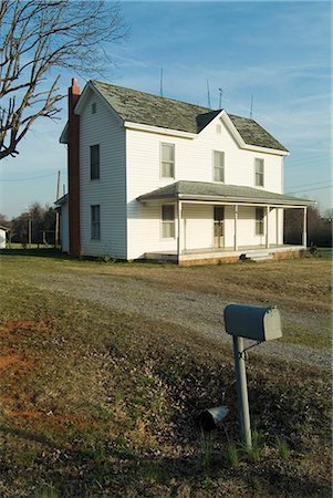 Maison près Statesville, Caroline du Nord Photographie de stock - Rights-Managed, Code: 845-02726269