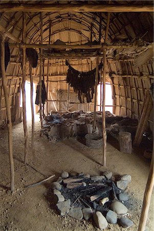 Jamestown Settlement, Virginia. Home of the first English settlement in the USA 1607. Stock Photo - Rights-Managed, Code: 845-02726346