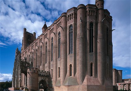 La cathédrale de St Cécile, Albi, du XVe siècle. Photographie de stock - Rights-Managed, Code: 845-02726482