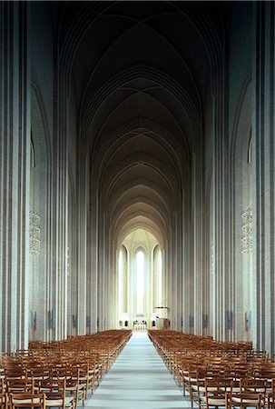 Le Grundtvigkirke, Copenhague, 1921-1940. Architecte : Peder Jensen-Klint Photographie de stock - Rights-Managed, Code: 845-02726533