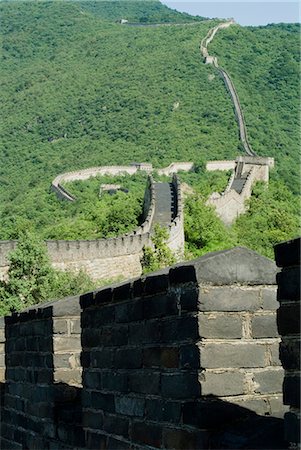 Grande muraille Mutianyu, Beijing, Chine Photographie de stock - Rights-Managed, Code: 845-02726563