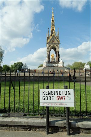 Albert Memorial, South Kensington, London, 1876. Architect: Sir George Gilbert Scott Foto de stock - Con derechos protegidos, Código: 845-02726659