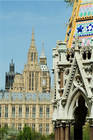 simsearch:845-02727095,k - Houses of Partliament, Houses of Parliament, London, 1864. Architect: Sir Charles Barry Foto de stock - Con derechos protegidos, Código: 845-02726677