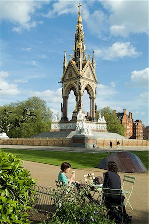 Albert Memorial, South Kensington, Londres, 1876. Architecte : Sir George Gilbert Scott Photographie de stock - Rights-Managed, Code: 845-02726670