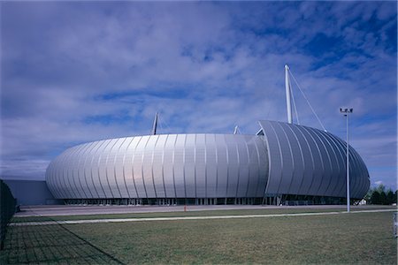 Le Zenith Conference Centre, Rouen, France, 2001. Architect: Bernard Tschumi Foto de stock - Con derechos protegidos, Código: 845-02726856