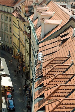 dormir - Rooftops, Prague. Stock Photo - Rights-Managed, Code: 845-02726884