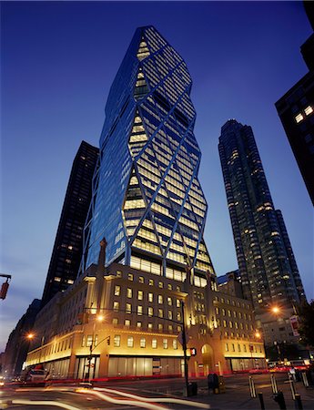 foster and partners - Hearst Tower, New York. Architect: Foster and Partners Fotografie stock - Rights-Managed, Codice: 845-02727008