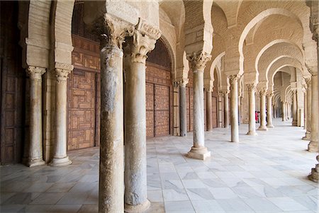 The Great Mosque of Kairouan, Tunisia. 9th Century. Stock Photo - Rights-Managed, Code: 845-02727085