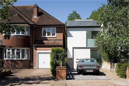 simsearch:845-02727522,k - Haus in Petersham, Surrey. David Chipperfield Architects Stockbilder - Lizenzpflichtiges, Bildnummer: 845-02727340