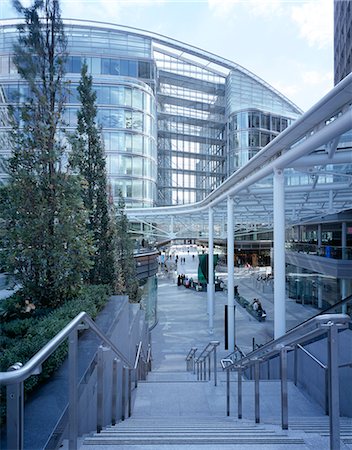 Cardinal Place, London. Covered area with main building. EPR Architects Stock Photo - Rights-Managed, Code: 845-02728199