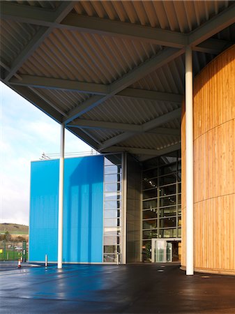 foster and partners - Folkestone Academy. Architect: Foster and Partners. Engineer: Buro Happold. Fotografie stock - Rights-Managed, Codice: 845-02728329
