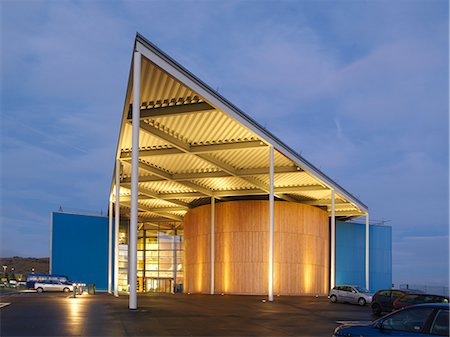 foster and partners - Folkestone Academy. Architect: Foster and Partners Fotografie stock - Rights-Managed, Codice: 845-02728330