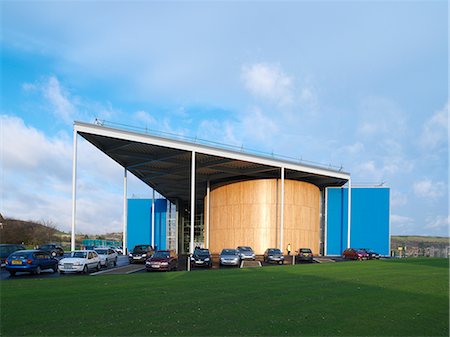 foster and partners - Folkestone Academy. Architect: Foster and Partners. Engineer: Buro Happold. Fotografie stock - Rights-Managed, Codice: 845-02728333