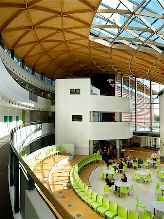 reception area - L'Académie Marlowe Ramsgate. Architecte : BDP Building Design Partnership. Photographie de stock - Rights-Managed, Code: 845-02728462