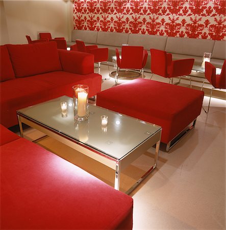 seating area - Le Penthouse, Londres. Un coin salon. Photographie de stock - Rights-Managed, Code: 845-02728691