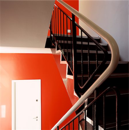 english staircase - Office building, Albermarle Street. Architects: Squire and Partners Erno Goldfinger. Stock Photo - Rights-Managed, Code: 845-02728729