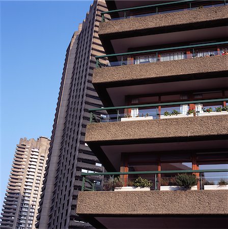 simsearch:845-02728731,k - Das Barbican, London. Architekt: Chamberlain Power Bon. Stockbilder - Lizenzpflichtiges, Bildnummer: 845-02728734