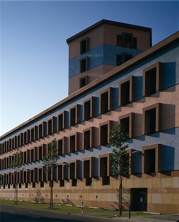 Social Science Research Centre (WZB), Berlin, 1987. Architecte : Stirling et Wilford Photographie de stock - Rights-Managed, Code: 845-02729386