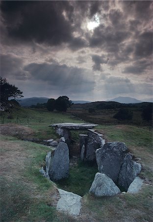 quoit - Capel Gormon burial chamber, North Wales Stock Photo - Rights-Managed, Code: 845-02729399