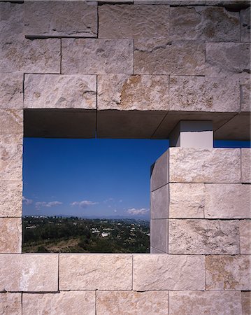 simsearch:845-02729623,k - The Getty Center, Los Angeles, California, 1984 - 1997. Architect: Richard Meier Foto de stock - Con derechos protegidos, Código: 845-02729624