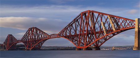 Forth Railway Bridge, Scotland. Completed 1890. Architect: Benjamin Baker and John Fowler Stock Photo - Rights-Managed, Code: 845-02729705
