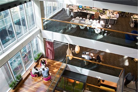 railing top view - Santon Headquarters, Adelaide South Australia. Architects: Bligh Voller Neild Stock Photo - Rights-Managed, Code: 845-03464192