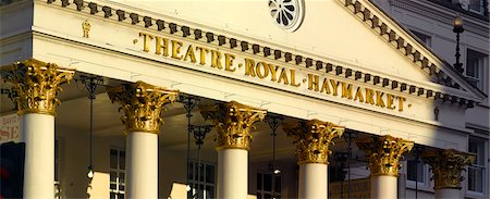 Theatre Royal, Haymarket, Piccadilly, London. Foto de stock - Con derechos protegidos, Código: 845-03463381