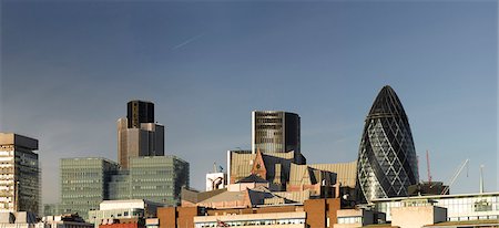 Panorama City of London, Londres. Photographie de stock - Rights-Managed, Code: 845-03463391