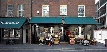 Shop fronts, Spitalfields, London. Stock Photo - Rights-Managed, Code: 845-03463418