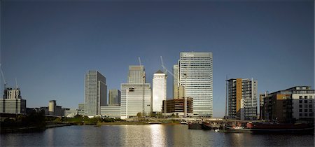 Canary Wharf, les Docklands, Londres. Photographie de stock - Rights-Managed, Code: 845-03463429