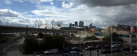 East London Panorama looking west, London. Stock Photo - Rights-Managed, Code: 845-03463431