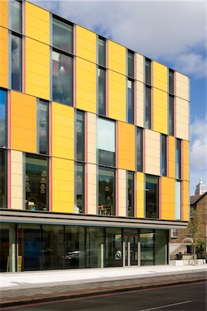fenestration - Coin Street Neighbourhood Centre, Stamford Street, London. Architects: Haworth Tompkins Architects Stock Photo - Rights-Managed, Code: 845-03463535