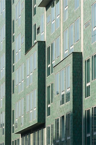 Montedoria Building, Milan. Architects: Gio Ponti with Antonio Fornaroli Photographie de stock - Premium Droits Gérés, Artiste: Arcaid, Le code de l’image : 845-03463606